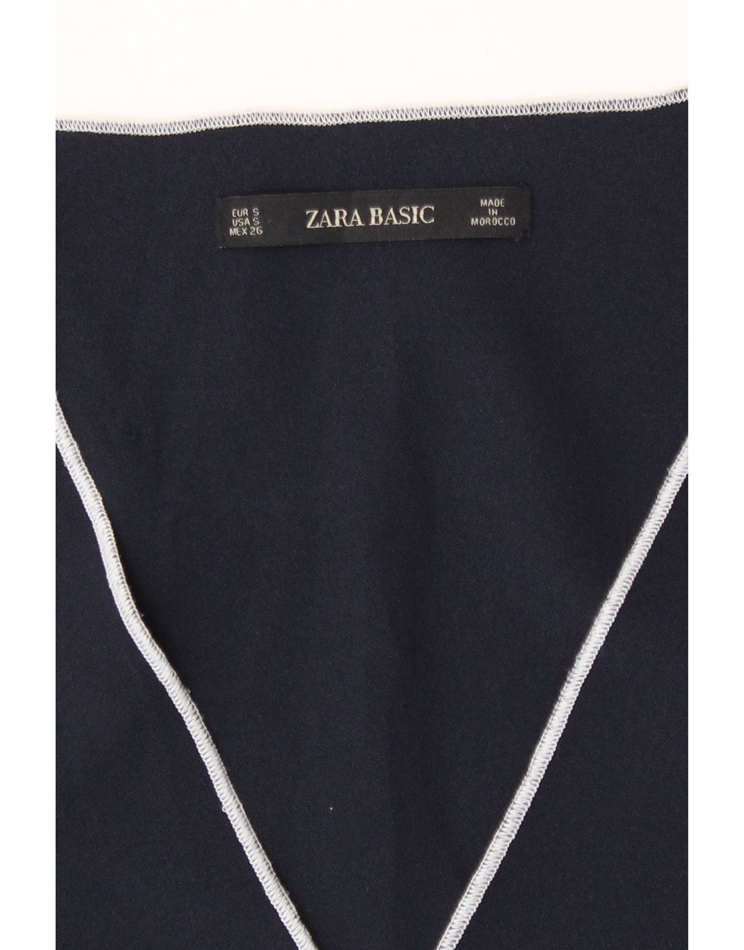 Zara Womens Shift Dress UK 10 Small Navy Blue