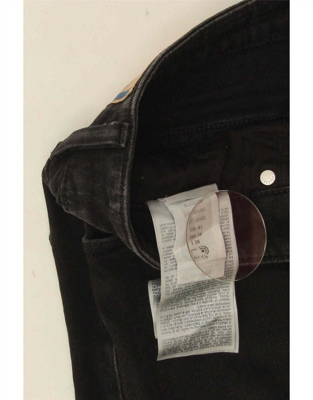 Diesel Skinny Jeans til mænd W30 L30 Sort bomuld