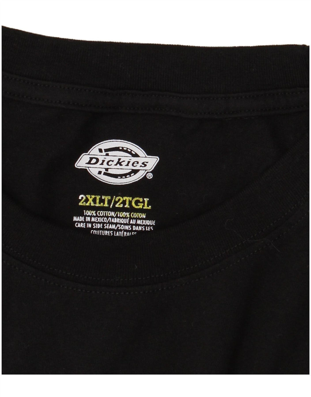 Dickies Herre Top Langærmet 2XL Sort Bomuld