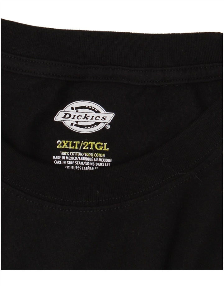 Dickies Herre Top Langærmet 2XL Sort Bomuld
