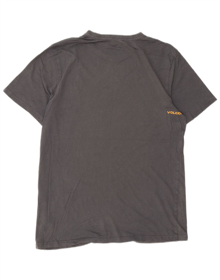 Volcom Herre T-Shirt Top Medium Grå Bomuld