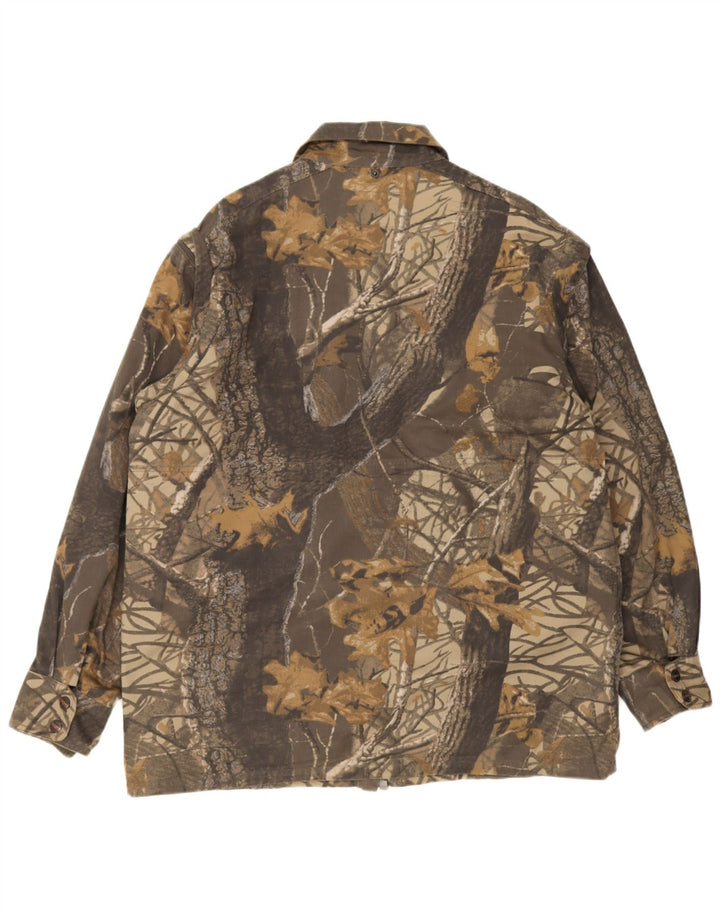 Univers Herre Utility Jacket IT 50 Stor Grøn Camouflage