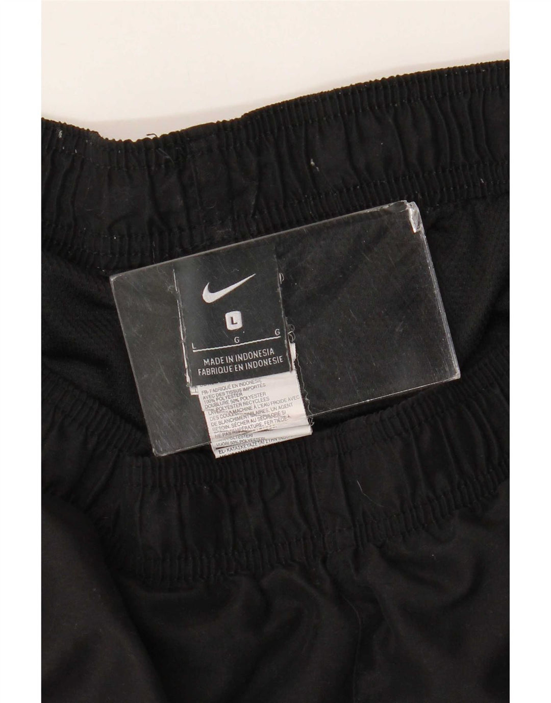 Nike sportsshorts til mænd, store sorte polyester