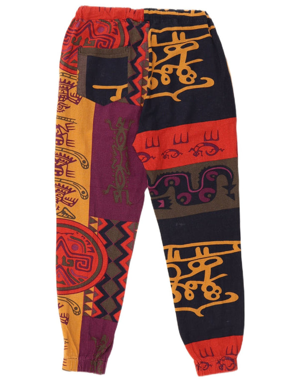 VINTAGE Piger Casual Bukser 15-16 år 2XL W30 L25 Flerfarvet