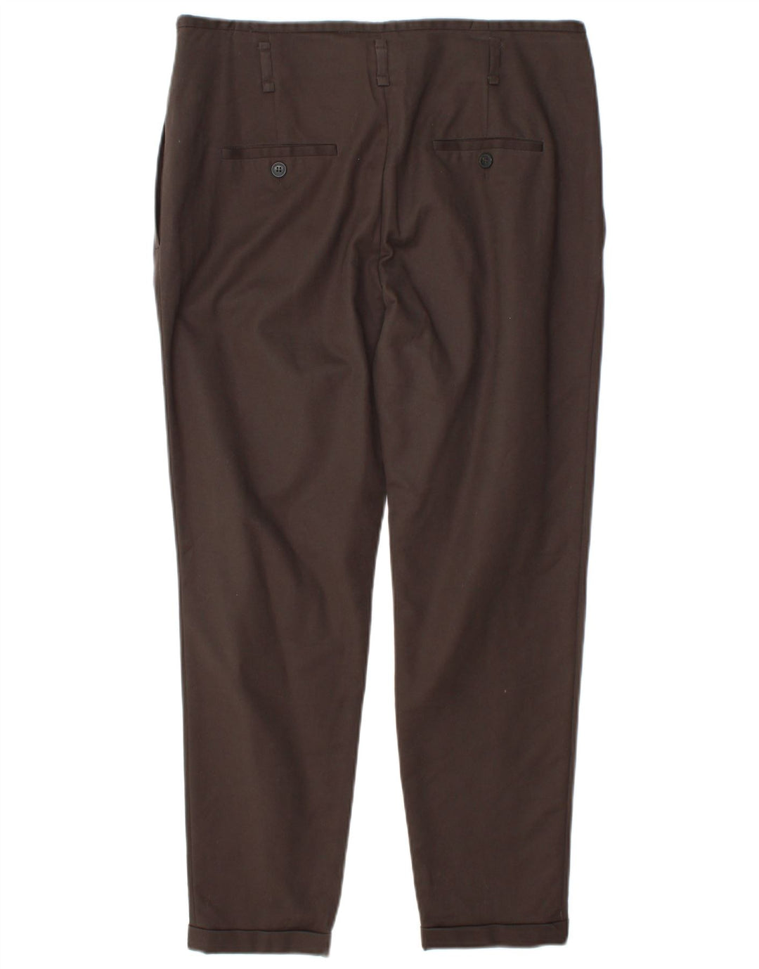 Zara Dame Pegged Chino Bukser Large W34 L27 Brun