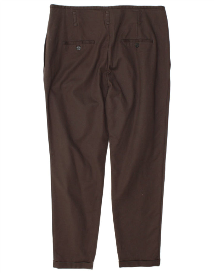 Zara Dame Pegged Chino Bukser Large W34 L27 Brun