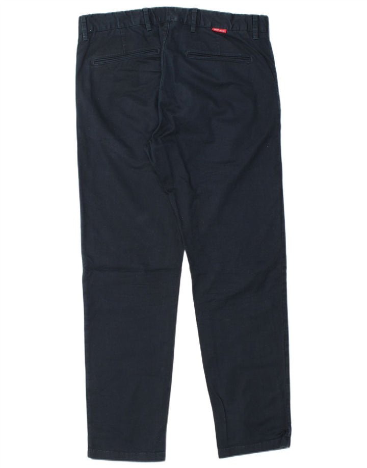 Joop Herre Modern Fit Slim Chino Bukser W31 L30 Marineblå Bomuld