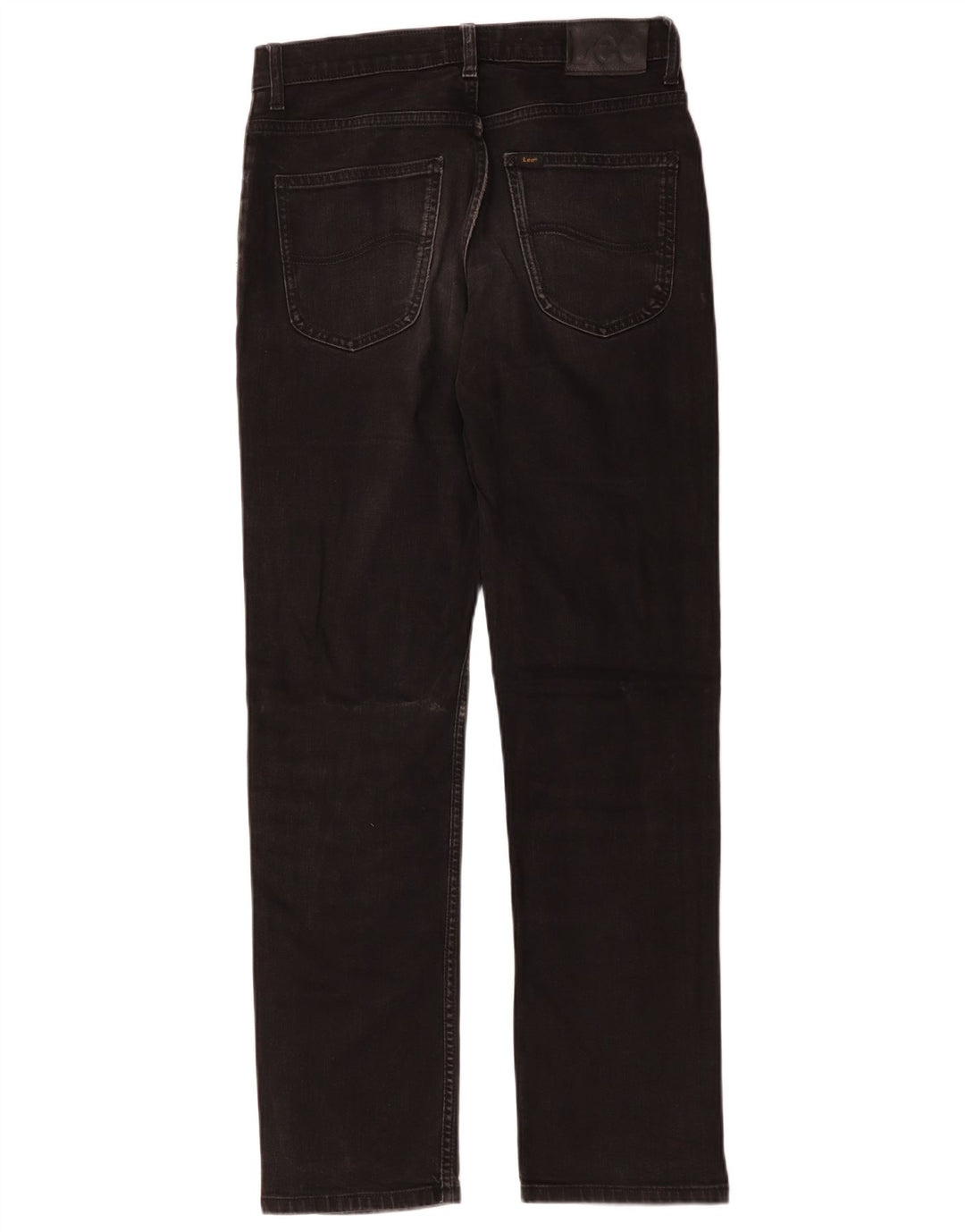 Lee Mens Brooklyn Straight Straight Jeans W30 L32 Sort Bomuld