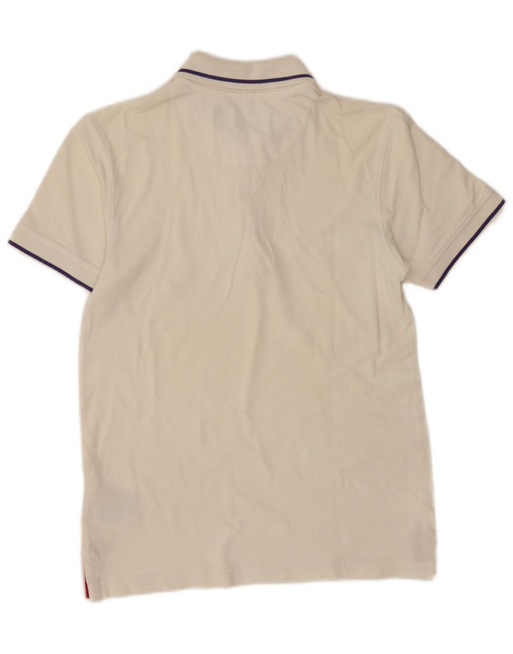 Refrigue herre polo shirt lille hvid bomuld