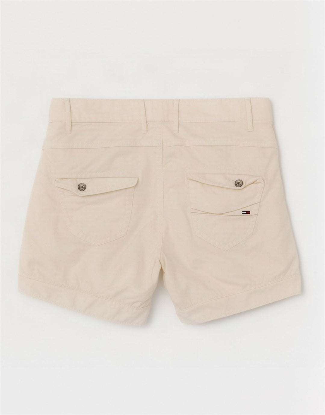 Tommy Hilfiger Chino Shorts til kvinder W27 Små hvide bomuld