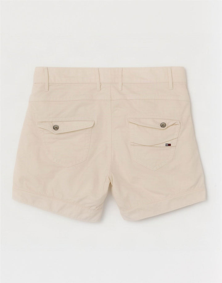 Tommy Hilfiger Chino Shorts til kvinder W27 Små hvide bomuld