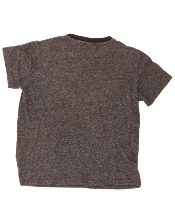 Champion Kvinder Oversized Grafisk T-Shirt Top UK 10 Små Grå Flecked
