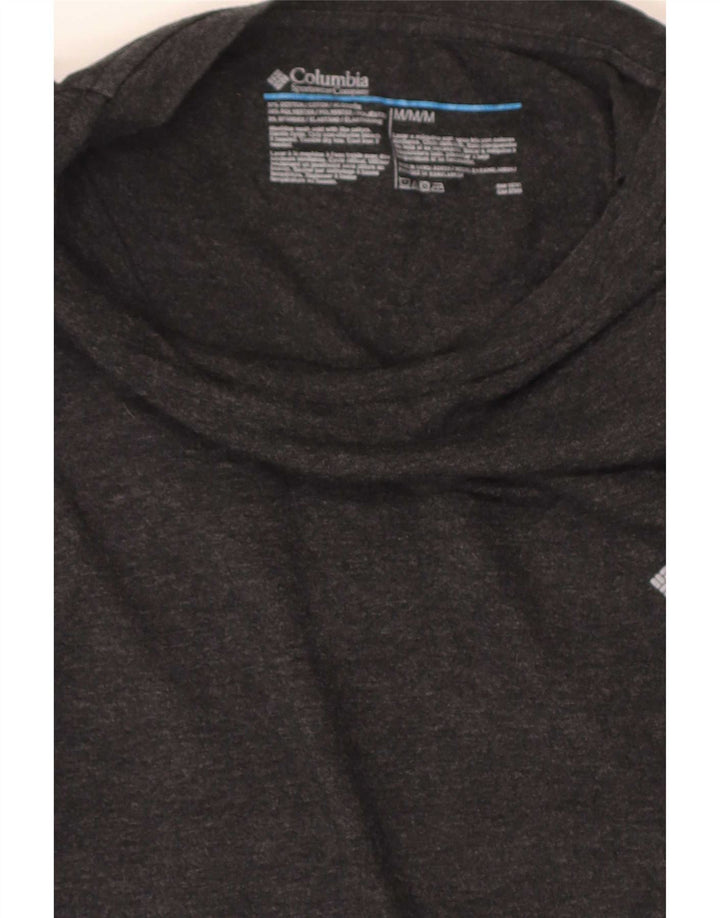 Columbia Kortærmet Regular T-Shirt Top mellem Grå Flecked Bomuld