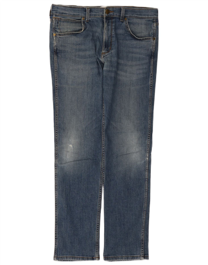 Wrangler Slim Jeans til mænd W34 L31 Blå