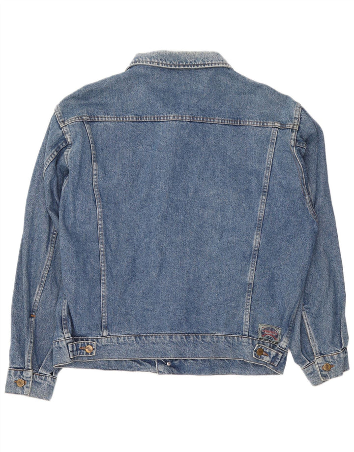 Vintage denimjakke til mænd UK 42 XL blå bomuld