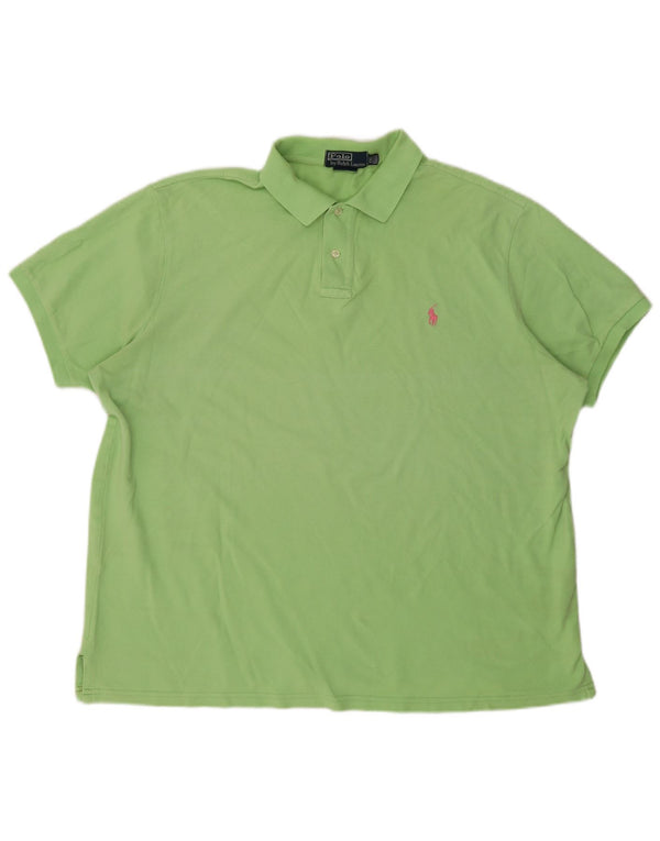 Polo Ralph Lauren Mens Polo Shirt 2XL Green Cotton