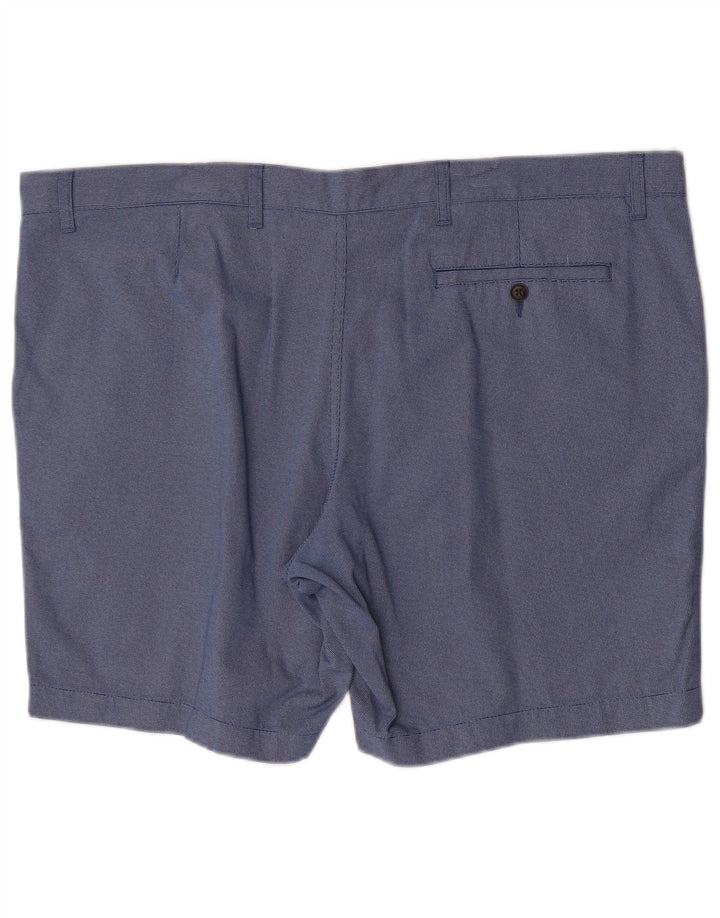 Marks & Spencer Herre Chino Shorts W44 2XL Blå Bomuld