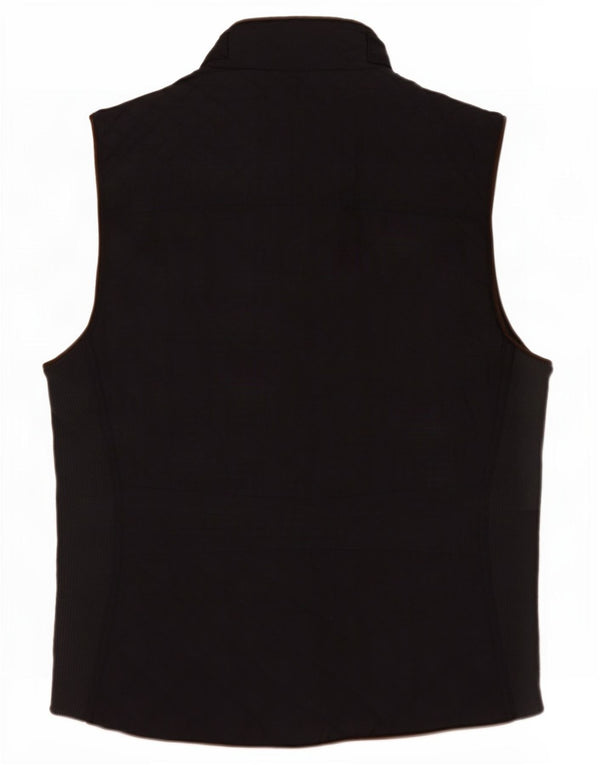 Zara Womens Polstret Gilet UK 14 Large Navy Blue