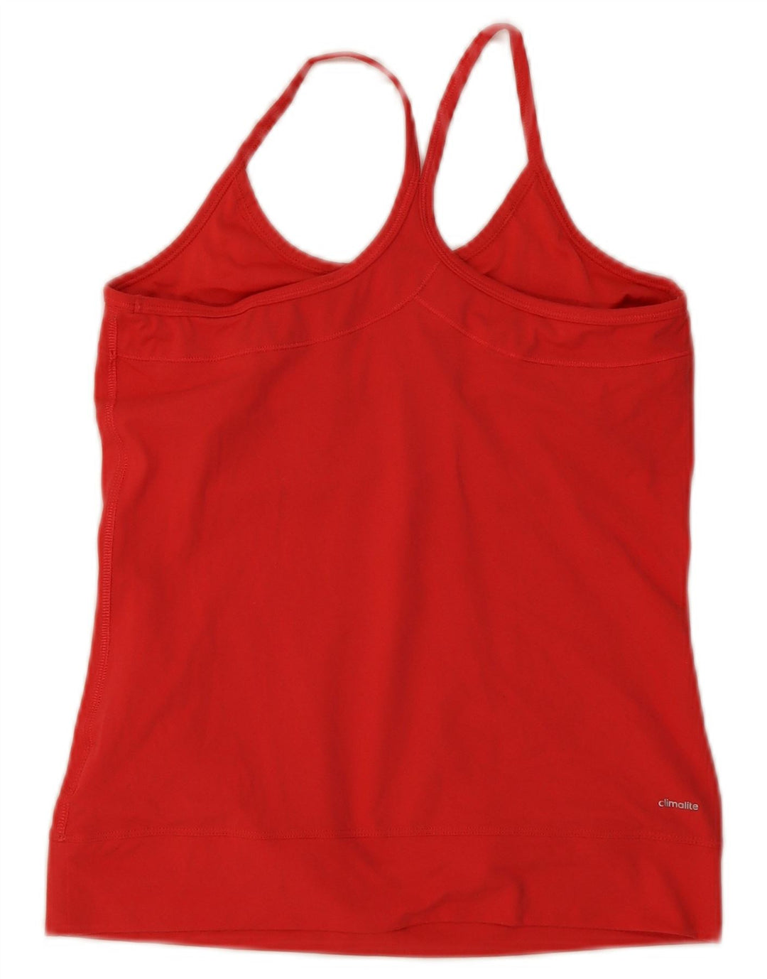 Adidas Dame Climalite Vest Top UK 12 Medium Rød Polyester