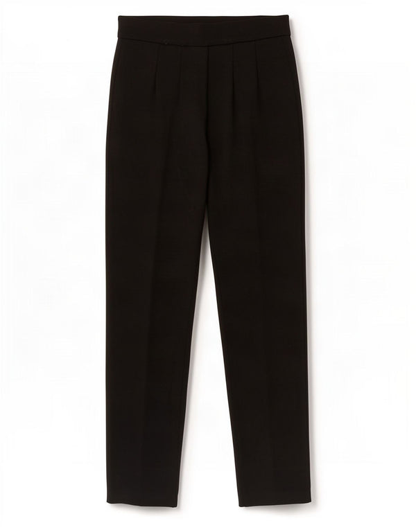 Marks & Spencer Dame Slim Cropped Trousers UK 8 Small W27 L25 Black