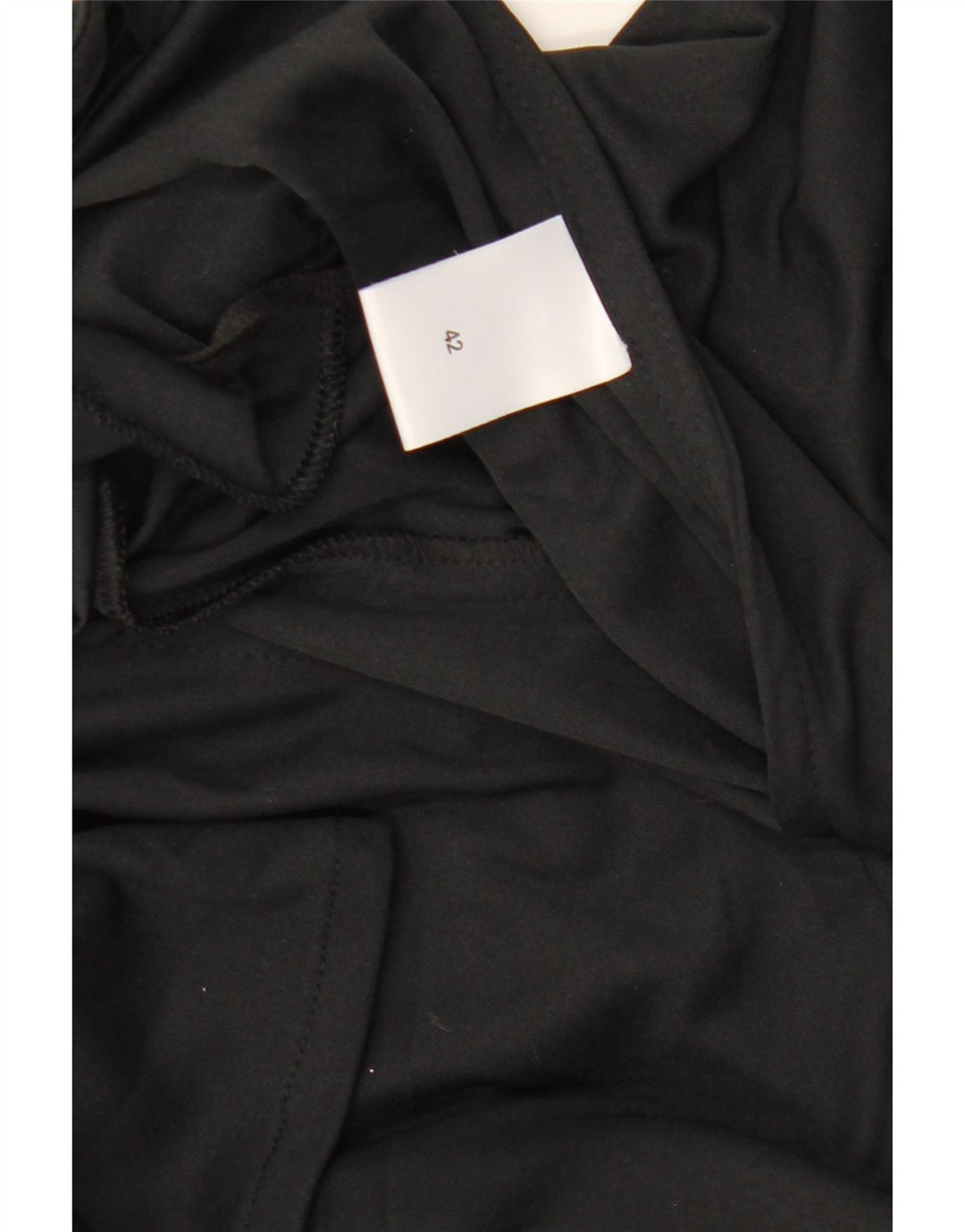 Vintage dameskedekjole IT 42 Medium Black Polyester