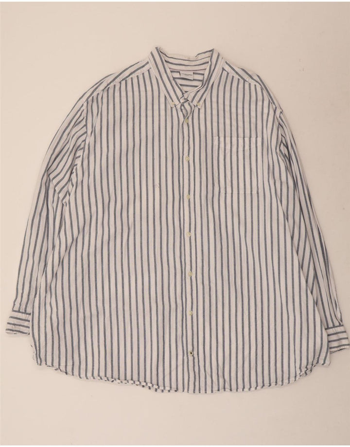 JACK & JONES Herreskjorte 4XL blåstribet bomuld