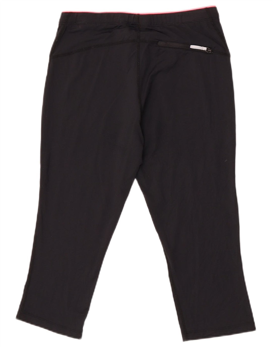 Asics Womens Graphic Capri træningsdragt Bukser UK 12 Medium Black Polyester