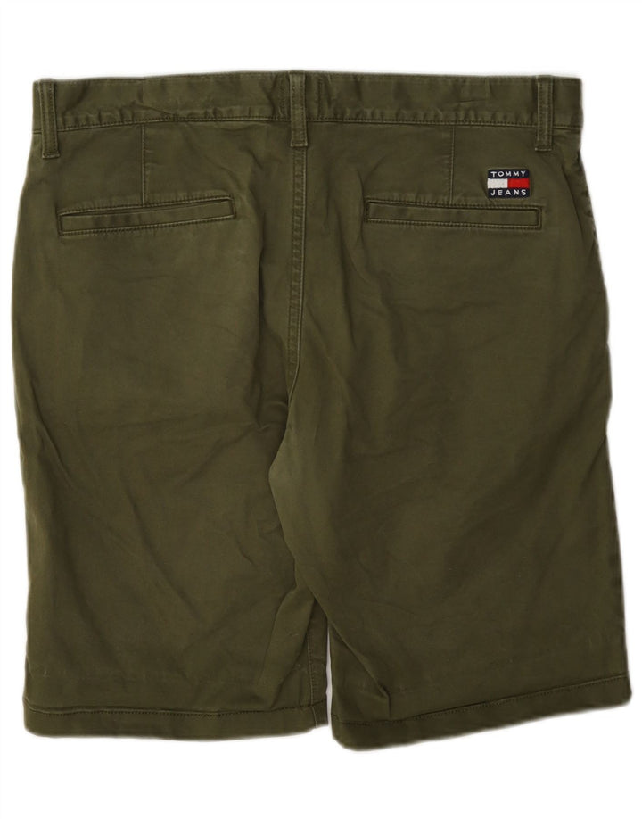 Tommy Hilfiger Herre Chino Shorts W32 Medium Khaki Bomuld
