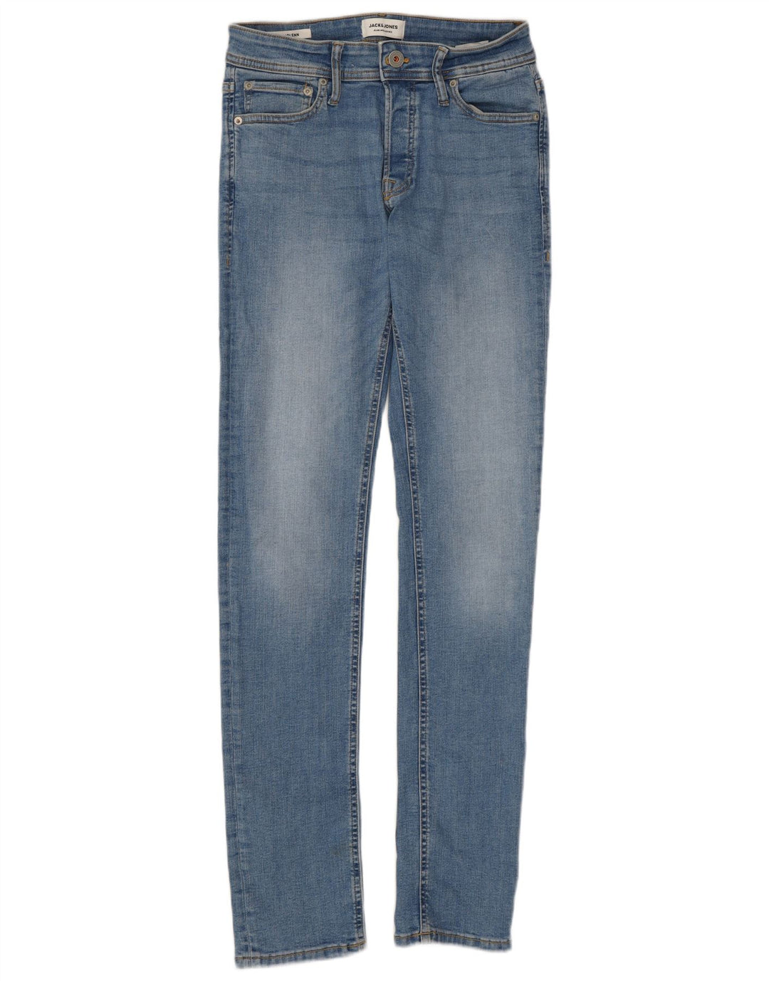 Jack & Jones Herre GLENN Slim Jeans W29 L34 Blå Bomuld