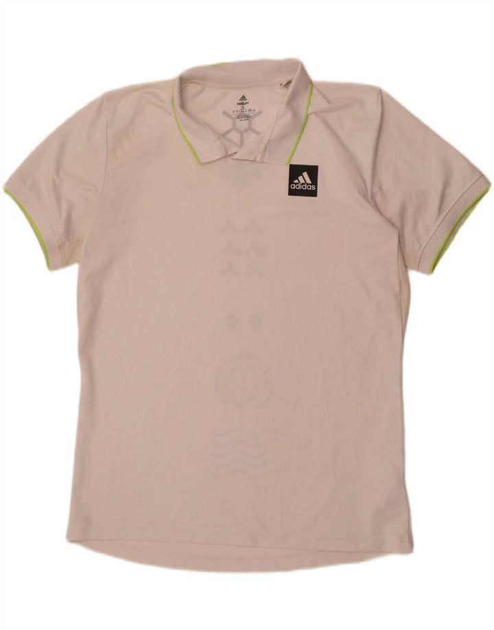 Adidas Aeroready Polo Shirt til mænd XL Hvid Polyester