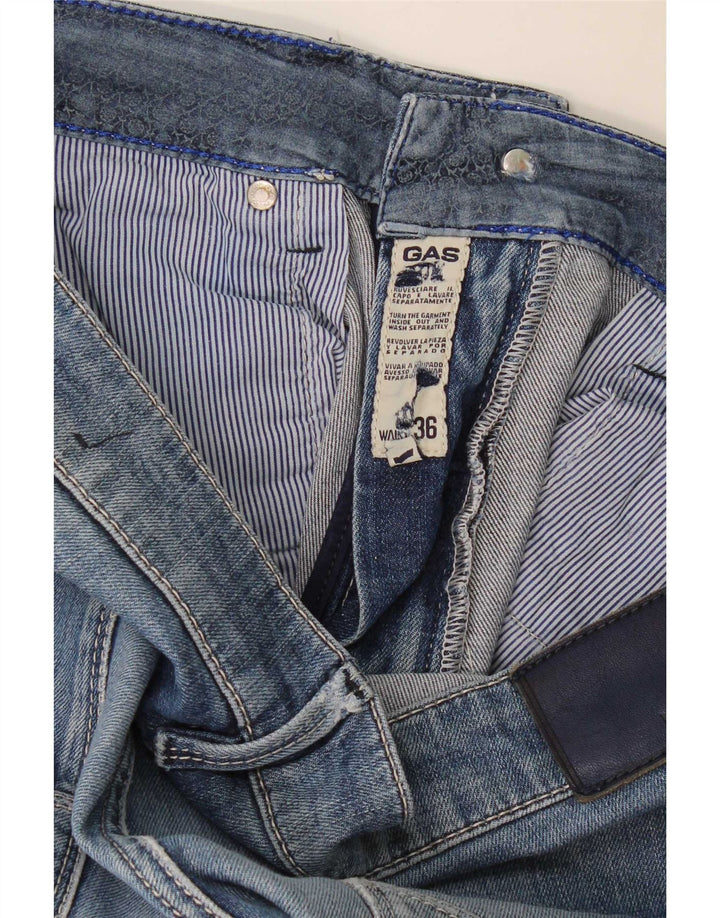 Gas Straight Jeans til mænd W36 L30 Blå