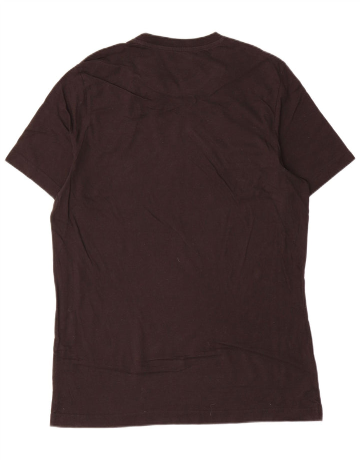 REEBOK Herre T-Shirt Top Stor Sort Bomuld