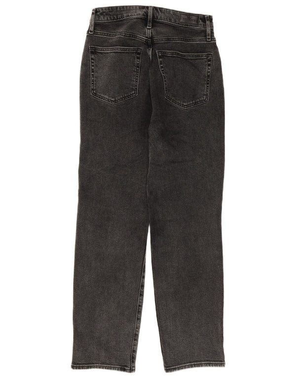 Hollister Dame Distressed Straight Jeans US 3 Small W26 L27 Grå