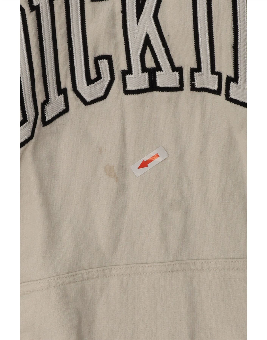 Dickies Herre grafisk hættetrøje Jumper Large Off White Bomuld