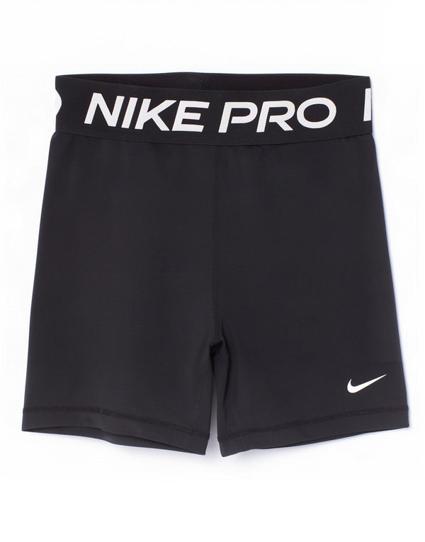 Nike piger Dri Fit grafiske sportsshorts 13-14 år XL sort polyester