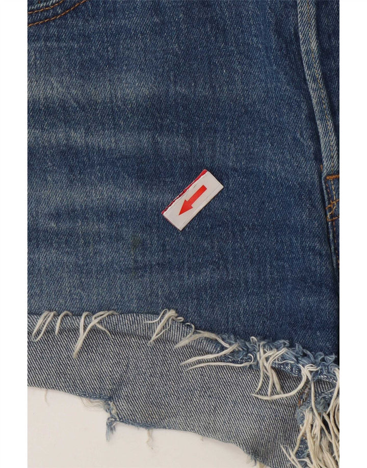 Levi's Womens 501 denimshorts W29 Små blå bomuld