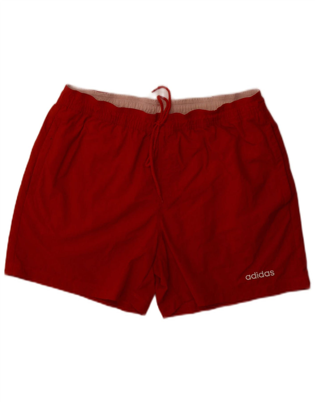ADIDAS Mens Swimming Shorts Large Red Nylon