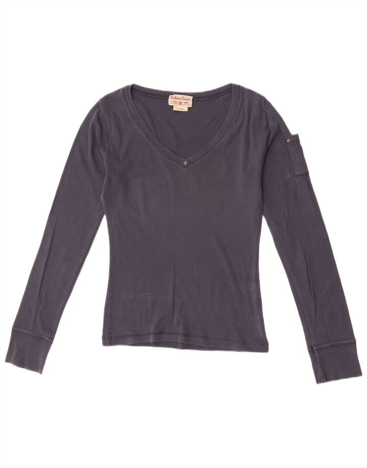 Marlboro Classics Dame Top Langærmet UK 18 XL Navy Blue