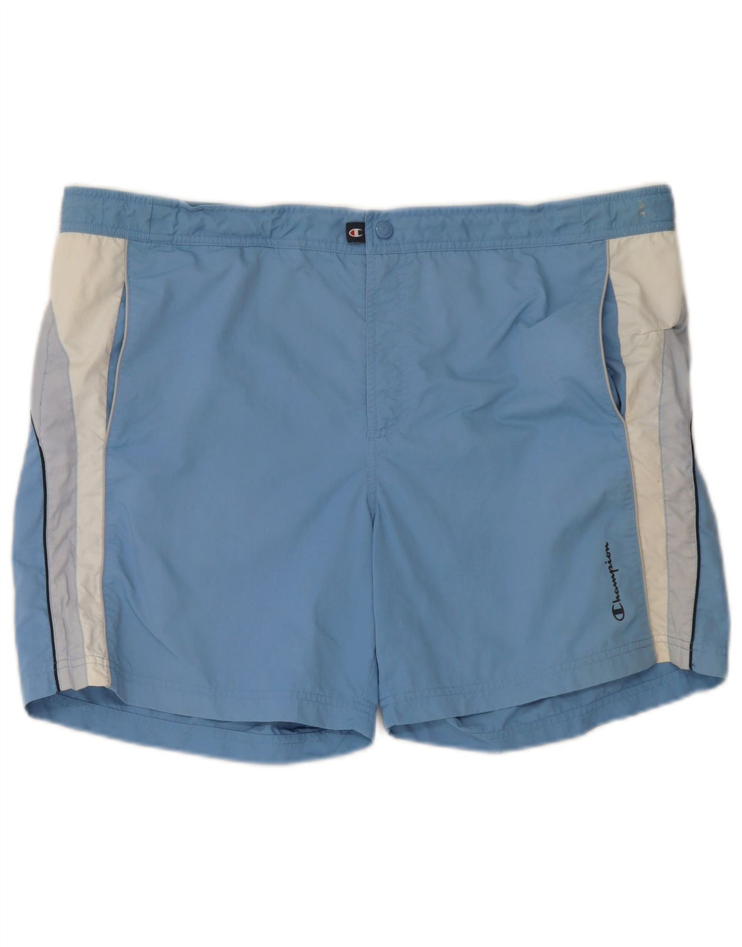 Champion Herre svømmeshorts 2XL Blå Colourblock Polyester