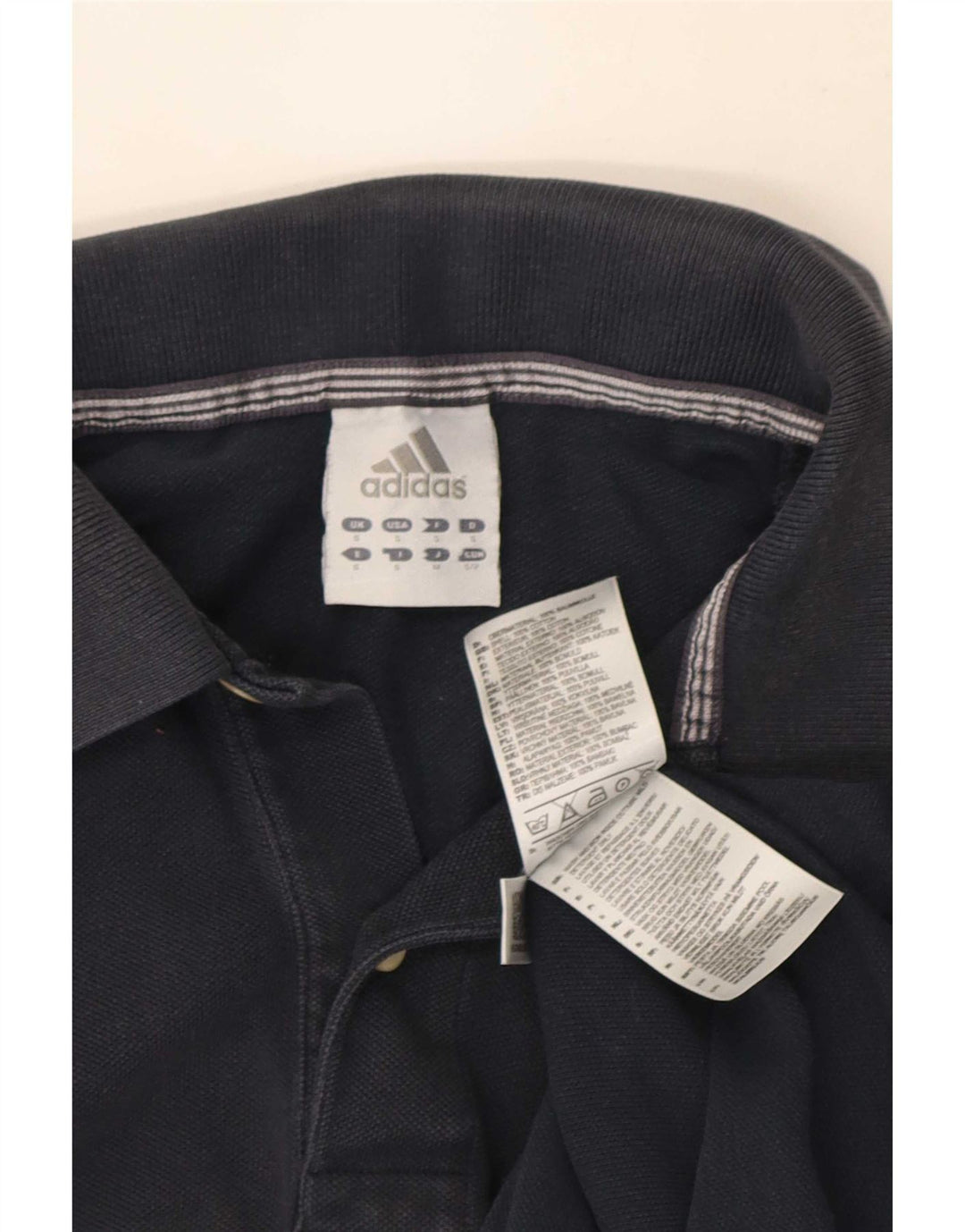 Adidas Polo skjorte til mænd, lille marineblå bomuld