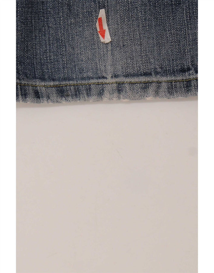 Roy Rogers Herre Distressed Straight Jeans W31 L33 Blå Bomuld