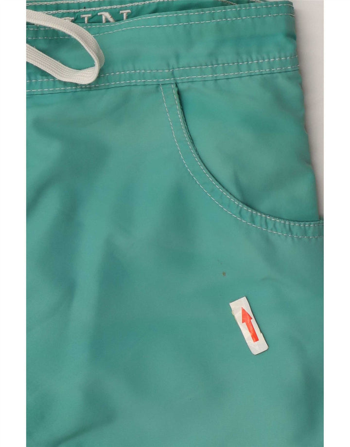 Sundek Herre svømmeshorts Medium Grøn Colourblock Bomuld
