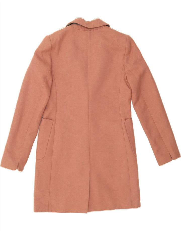 HOBBS Womens Longline 1 Button Blazer Jacket UK 8 Small Pink Polyester Vintage Hobbs and Second-Hand Hobbs from Messina Hembry 