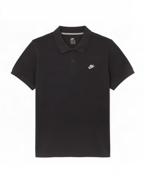 Nike herre poloshirt XL sort bomuld