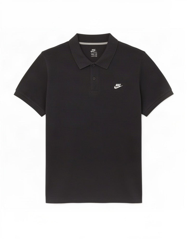 Nike herre poloshirt XL sort bomuld