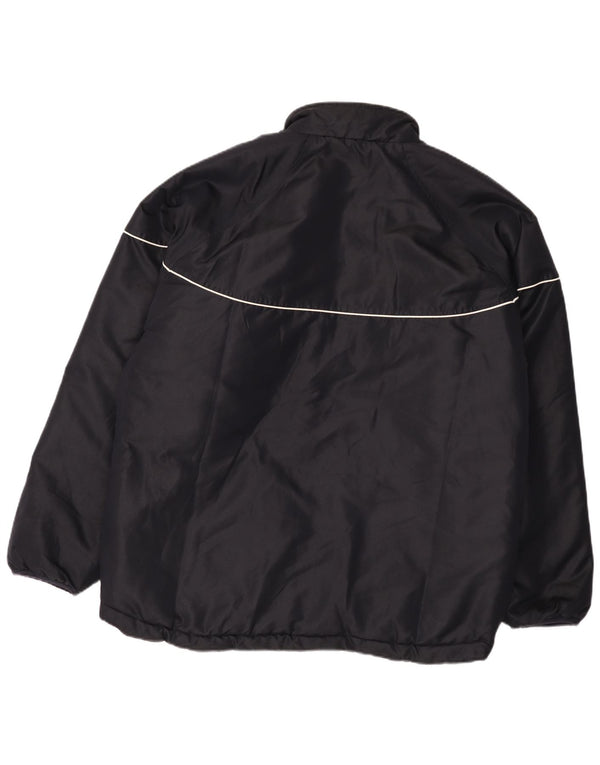 Puma Herre Vendbar Polstret Jakke UK 44 2XL Navy Blue Colourblock