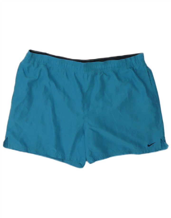 Nike svømmeshorts til mænd XL blå polyester