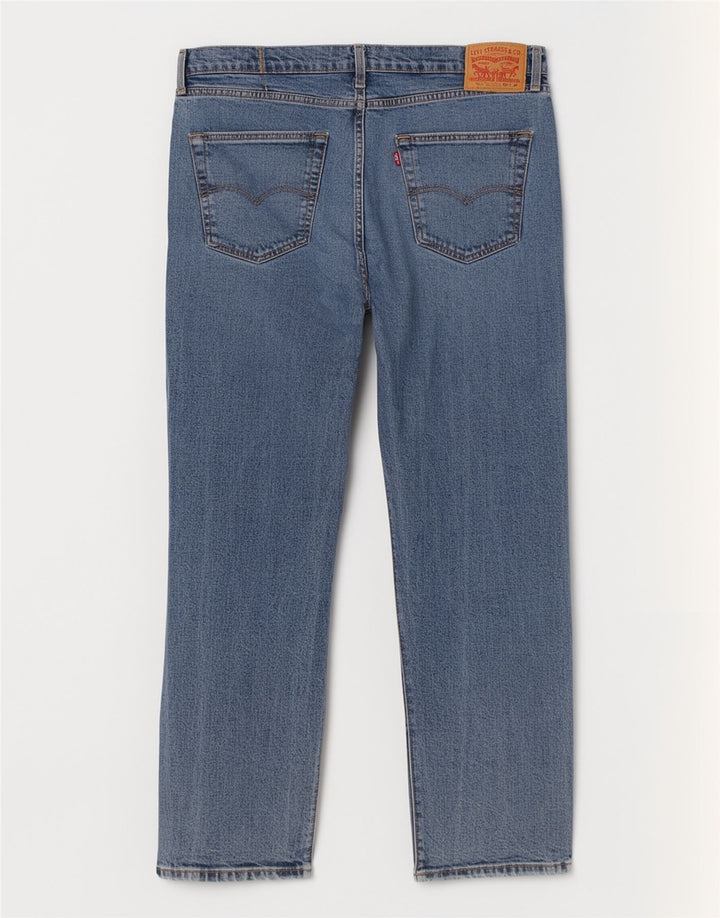 Levi's Herre 505 Straight Jeans W40 L30 Blå Bomuld