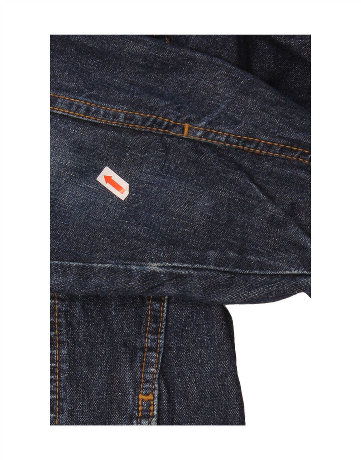 HIGHLANDS Womens Denim Jacket UK 12 Medium Blue Cotton Vintage Highlands and Second-Hand Highlands from Messina Hembry 