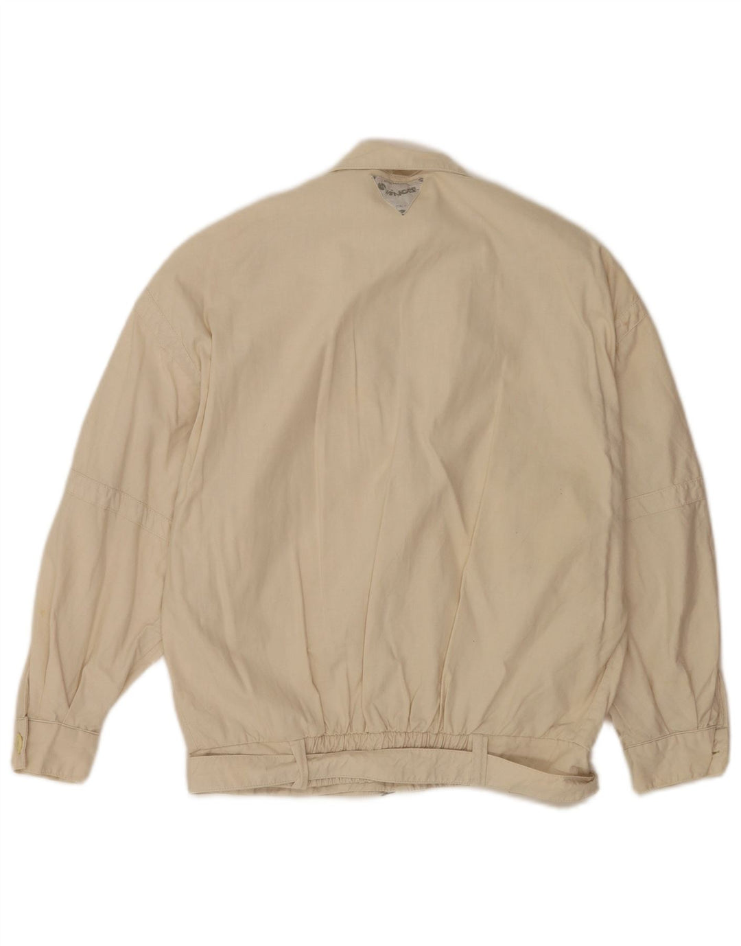 Swinger Herre Batwing Bomber Jacket UK 44 2XL Beige Bomuld